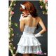 マサキ コスプレ ふんわりスカートのゴスロリ調ホワイトドレス z672 - 縮小画像4
