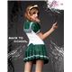 コスプレ セーラー服 コスチューム 衣装 z1163 メイド服 白 緑 - 縮小画像3