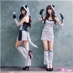 コスプレ コスチューム アニマル 猫耳 レオパード 豹柄 ねこみみ アニマル