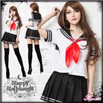 コスプレ コスチューム 女子高制服 制服 学生服 セーラー服 z1932 Lサイズ