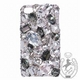 iPhone 4S/4 Case Big 3D Jewel クリスタル&ブラックダイヤ スマホカバービッグジュエル付き