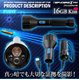 【防犯用】【小型カメラ】フラッシュライト型スパイカメラ、スパイダーズX PRO（PR-801）16GB内蔵、赤外線、LEDライト  - 縮小画像4