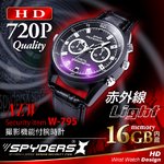 腕時計型カメラ スパイダーズX W-795 720P/赤外線ライト/16GB