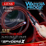 ファイバースコープカメラ 直径5mmレンズ スパイダーズX (M-929) 800mmケーブル 高輝度LEDライト