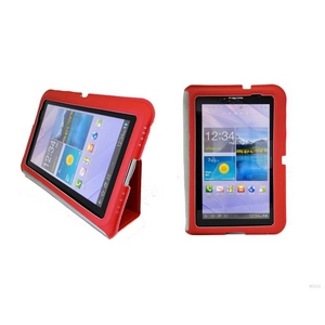 GALAXY Tab 7.0 Plus スリムスマートカバー 3点セット 赤(レッド)