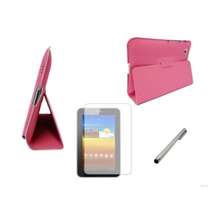 GALAXY Tab 7.0 Plus スリムスマートカバー 3点セット ピンク
