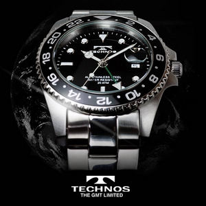 TECHNOS（テクノス） GMT 限定モデル メンズ 腕時計 T2134SB