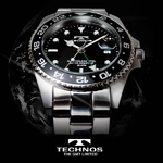 TECHNOS（テクノス） GMT 限定モデル メンズ 腕時計 T2134SB