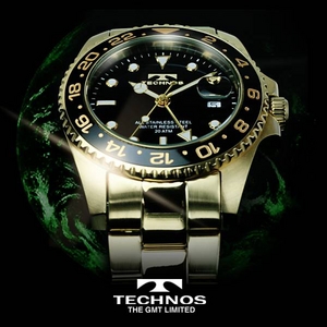 TECHNOS（テクノス） GMT 限定モデル メンズ 腕時計 T2134GB