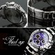 Seventh Wonder（セブンス・ワンダー） クロノグラフ THE THIRD EYE メンズ 腕時計 PURPLE SW0194 - 縮小画像2
