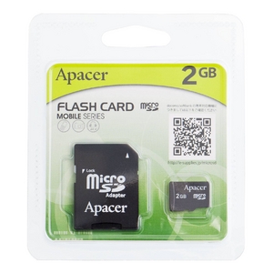 Apacer（アペイサー） MicroSDカード 2GB