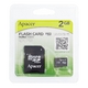 Apacer(アペイサー) MicroSDカード 2GB