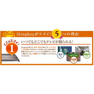インターネット映像転送システム「Slingbox PRO-HD」（スリングボックス） SMSBPRH113