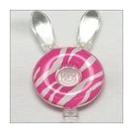 プニプニ可愛い携帯スタンド PhonePet ゼブラピンク