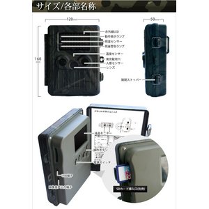 【防犯カメラ】 【アーミータイプ】人感センサー搭載 待機稼働3ヶ月 小型カメラ/防犯カメラ 不可視赤外線 トレイルカメラ(ビデオカメラ) 【TRAIL GUARD typeN - トレイルガード ノーマルタイプ -】(MS-200HTM) 【防犯カメラ】 【アーミータイプ】人感センサー搭載 待機稼働3ヶ月 小型カメラ/防犯カメラ 不可視赤外線 トレイルカメラ(ビデオカメラ) 【TRAIL GUARD typeN - トレイルガード ノーマルタイプ -】(MS-200HTM)
