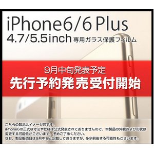 【先行予約発売：2014年9月下旬より順次発送】【iPhone6 (5.5インチ) 対応】強化ガラス製 耐衝撃保護フィルム 【NET-FLIP06-L】