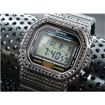 カスタム Gショック デコG 腕時計 石付きベゼル DW5600E-1BB