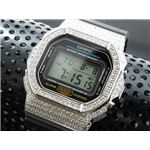 カスタム Gショック デコG 腕時計 石付きベゼル DW5600E-1SW