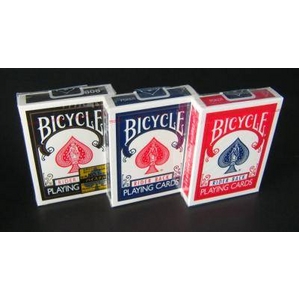 【トランプ】BICYCLE（バイスクル） ライダーバック ポーカーサイズ 【ブラック】単品 - 拡大画像
