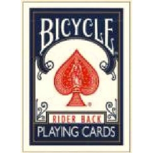 【トランプ】BICYCLE（バイスクル） ライダーバック ポーカーサイズ 【ブルー】【2個セット】 - 拡大画像