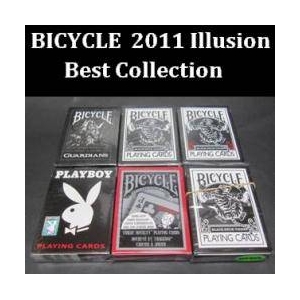 【トランプ】BICYCLE（バイスクル） 2011 ILLUSION BEST （イリュージョン・ベスト） ハーフダースセット