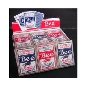 Bee (ビー) [ポーカーサイズ] 【レッド６ / ブルー６】 1ダース - 拡大画像
