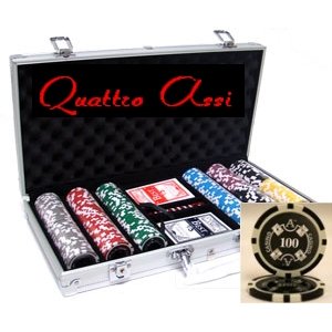 Quattro Assi(クアトロ・アッシー)ポーカーチップセット300 Quattro Assi(クアトロ・アッシー)ポーカーチップセット300