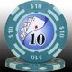 【米国製】フォースポット チップセット100枚(1、 10、 100、 500)　- カジノチップ・ポーカーチップ - 縮小画像6