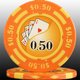 フォースポット チップセット100枚　(25C、50C、1、 5 100、)　- カジノチップ・ポーカーチップ - 縮小画像3