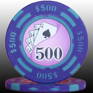 フォースポット チップ [ ５００＄ ] <25枚セット> - カジノチップ・ポーカーチップ