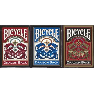 BICYCLE バイスクルドラゴンバック 【３色セット】レッド・ブルー・ゴールド