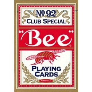 Bee ビー [ポーカーサイズ] No.92 Club Special 【レッド ・ ブルー】