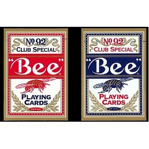 Bee ビー [ポーカーサイズ] No.92 Club Special -ブルー-