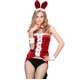 バニーガール　レッド　コスチューム　(カジノ衣装)-サイズ　M- - 縮小画像1
