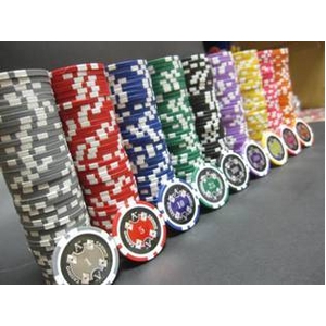 Quattro　Assi(クアトロ・アッシー)ポーカーチップ(1)白　<25枚セット> 商品写真2
