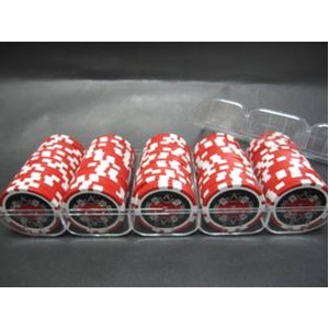 Quattro　Assi(クアトロ・アッシー)ポーカーチップ100枚セット<レッド(5)> 商品写真2