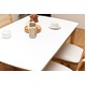 ダイニングテーブル(グランツ) 【幅120cm】 木製 アジャスター付き ナチュラル - 縮小画像2