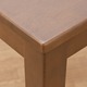 ダイニングテーブル(サニー) 【幅115cm】 木製 アジャスタ付き ブラウン - 縮小画像2