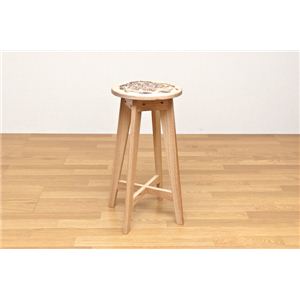 Lotus Bar Stool 高さ63cm ナチュラル