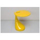 サイドテーブル 【IKAROS】 高さ56cm FRP(強化プラスチック) イエロー(黄) - 縮小画像2