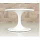 ラウンドローテーブル 【丸型/直径60cm】 強化プラスチック製 ホワイト(白) - 縮小画像4
