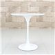 ラウンドサイドテーブル 丸型/直径50cm FRP(強化プラスチック)製 ホワイト(白) - 縮小画像6