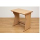 パーソナルこたつテーブル/デスク型ハイタイプこたつ (Duval) 木製 本体 脚置き付き ナチュラル - 縮小画像2