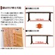 ダイニングテーブル(HONOKA) 【190cm×90cm】 木製 アジャスター付き ダークブラウン - 縮小画像5