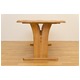 ダイニングテーブル(METIS) 【幅150cm】 木製 アジャスター付き ナチュラル - 縮小画像5
