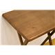 折りたたみテーブル/フォールディングテーブル 48cm×37cm 木製 ブラウン - 縮小画像3