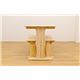 テーブル＆ベンチセット(テーブル&ベンチ2脚セット) 木製 木目調 ナチュラル - 縮小画像5