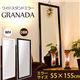GRANADA ワイドスタンドミラー DBR/WH SH-07WH●(2.5)GRANADA ワイドスタンドミラー WH