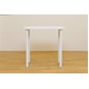 フリーバーテーブル(ハイテーブル) 【90cm×45cm】 天板厚約3cm ホワイト(白) - 縮小画像3