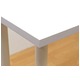フリーバーテーブル(ハイテーブル) 【90cm×45cm】 天板厚約3cm ホワイト(白) - 縮小画像4